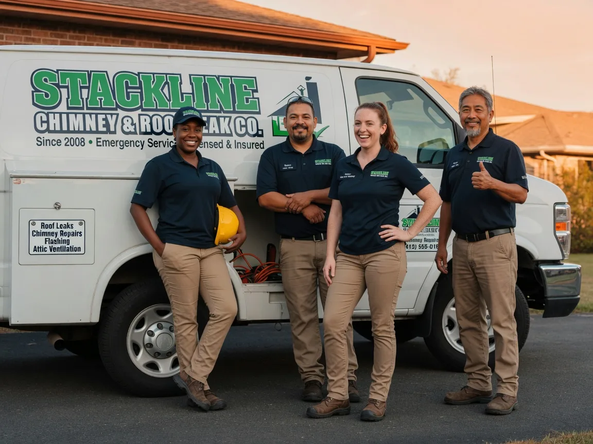 Chimney flashing repair company in Juliette, GA